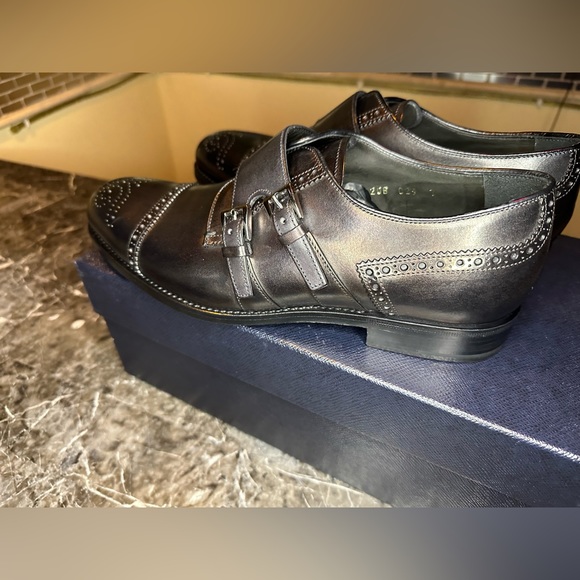 Men’s Authentic Prada monk dress shoe size 8 - Picture 7 of 17